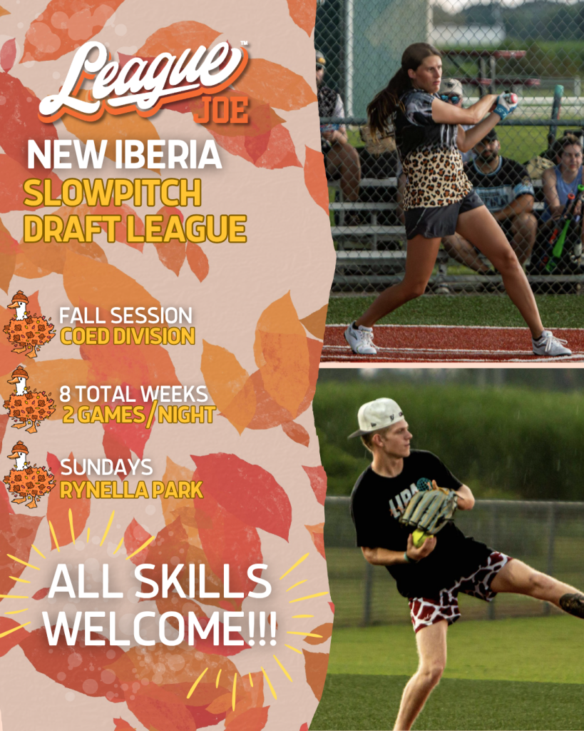 New Iberia Slowpitch Draft League Logo