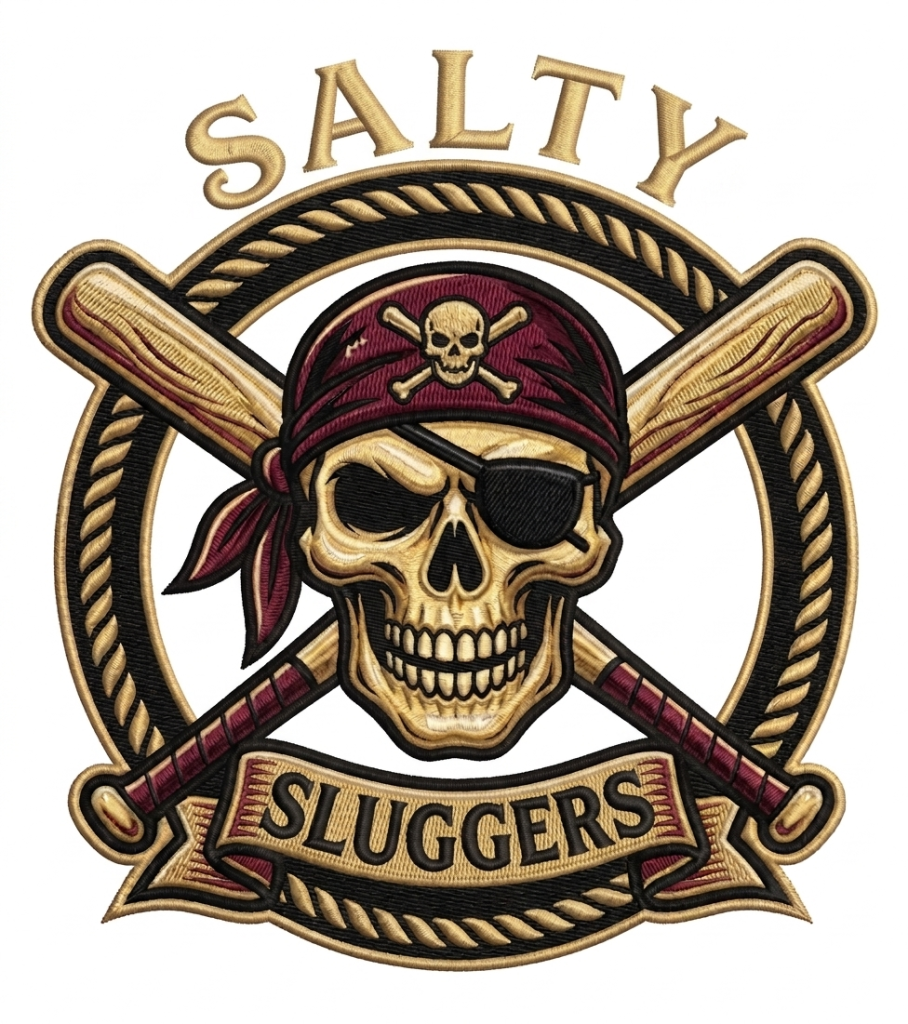 Logo for The Salty Sluggers