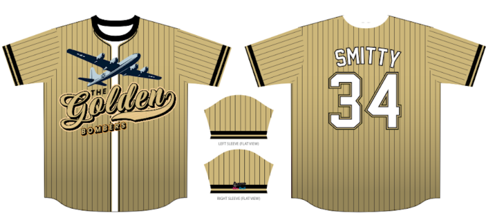 The Golden Bombers Jersey