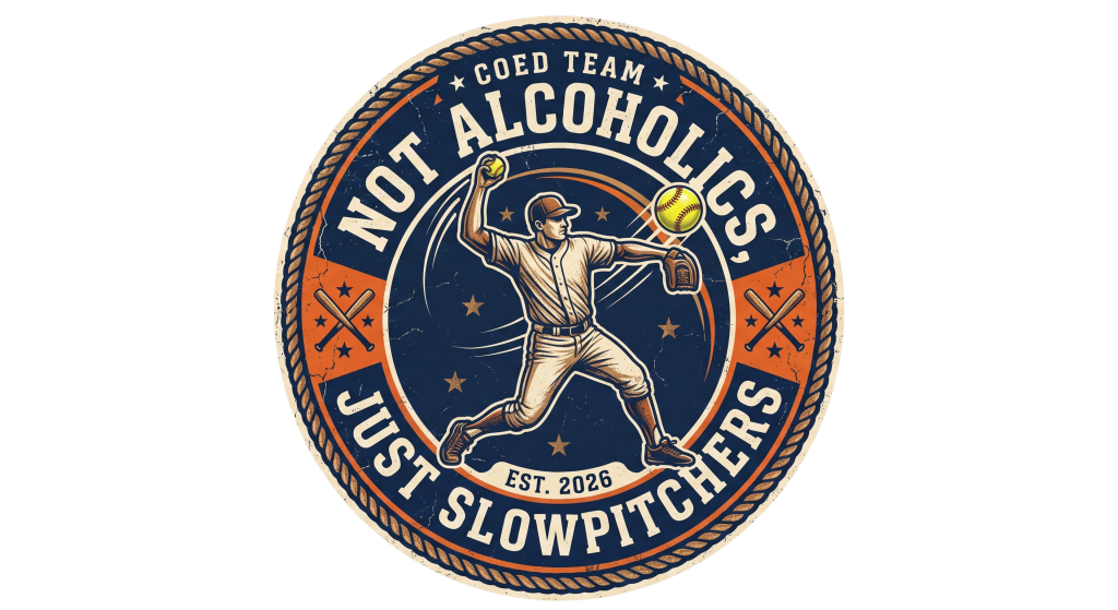 Logo for Not Alcoholics, Just Slowpitchers