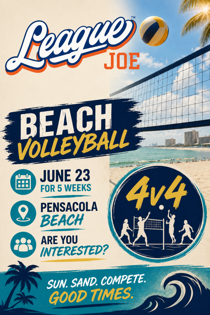 Pensacola Beach Volleyball Logo