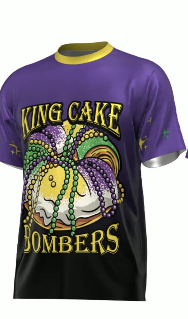 Logo for King Cake Bombers