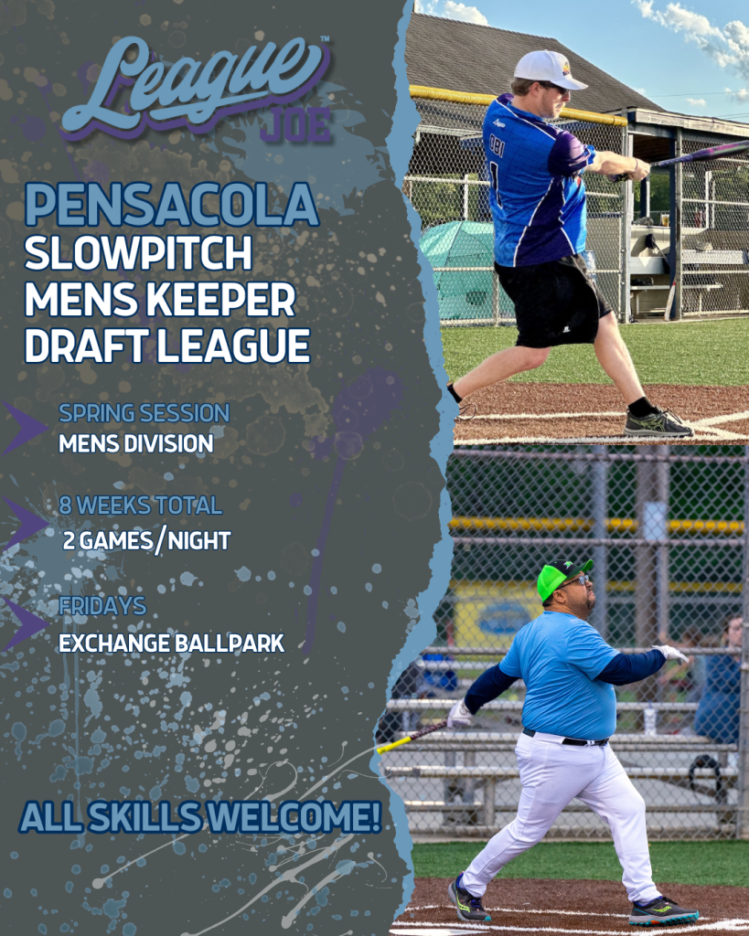 Pensacola Slowpitch Men's Keeper Draft Logo